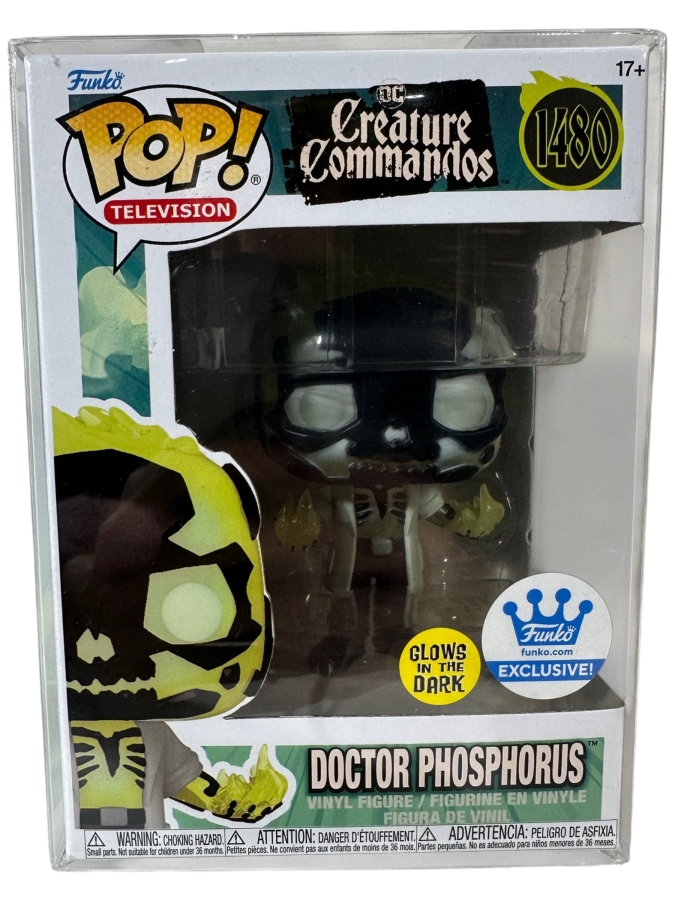 Funko Pop! Television DC Creature Commandos Doctor Phosphorus Glow-in-the-Dark Funko Shop Exclusive Vinyl Figure #1480