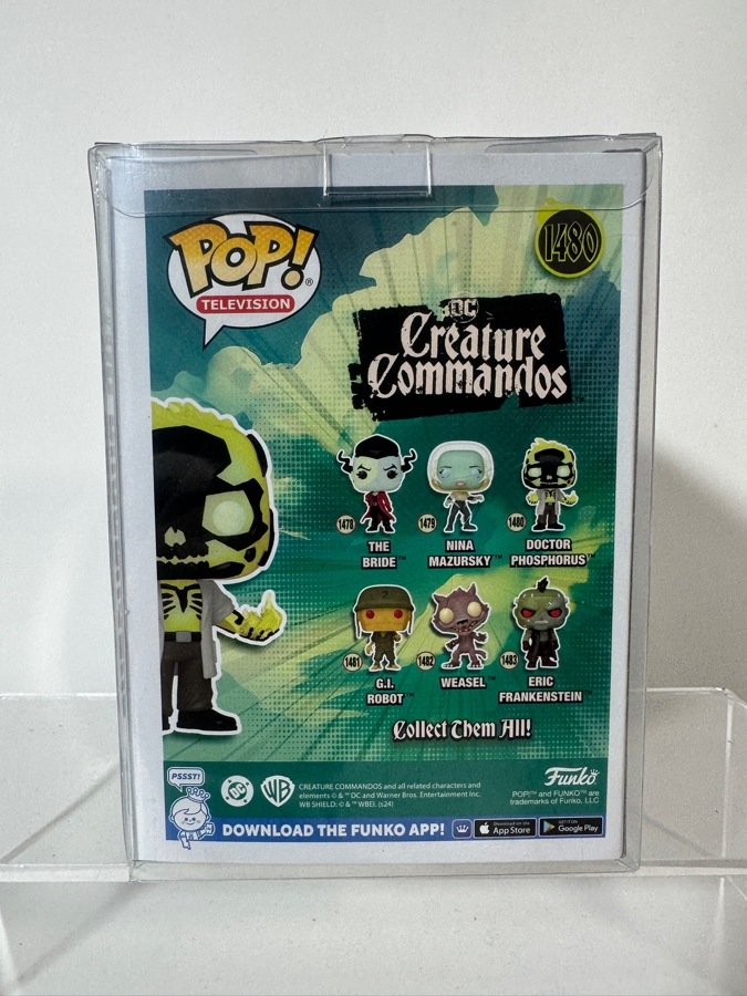 Funko Pop! Television DC Creature Commandos Doctor Phosphorus Glow-in-the-Dark Funko Shop Exclusive Vinyl Figure #1480 [Photo 3]