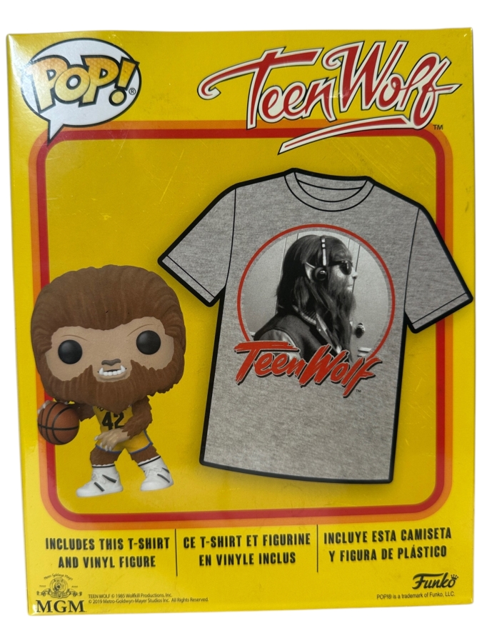 Funko Pop! Movies Teen Wolf Scott Howard (Flocked) & T-Shirt Box Set Target Exclusive Vinyl Figure #772
