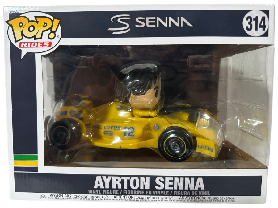 Funko Pop! Rides Super Deluxe Formula 1 Team Lotus Ayrton Senna Vinyl Figure #314