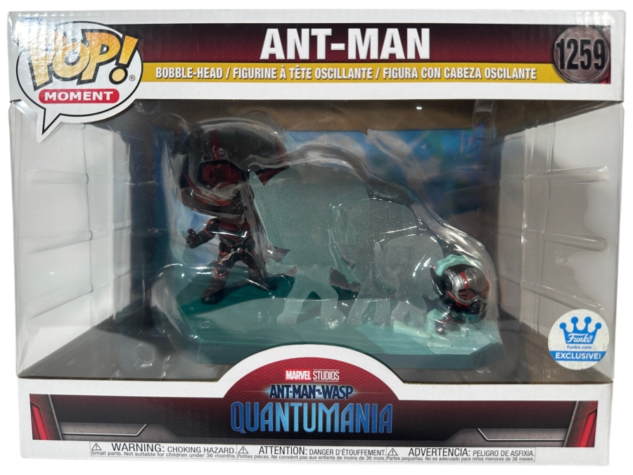 Funko Pop! Moment Marvel Studios Ant-Man and the Wasp: Quantumania Ant-Man Funko Shop Exclusive Vinyl Bobble-Head Figure #1259