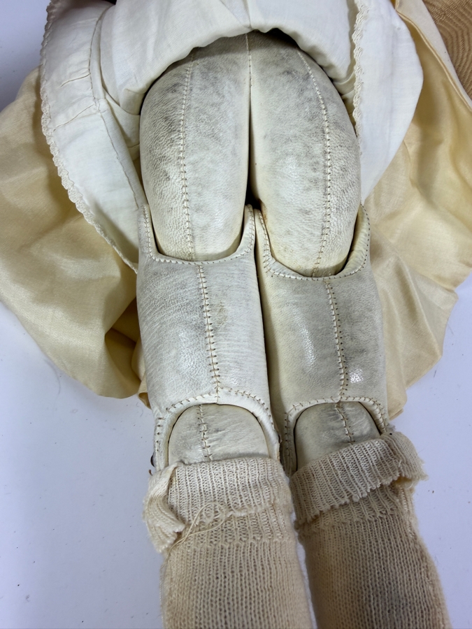 Antique German Hertel Schwab Mold 151 Bisque Socket Head Character Doll 15.5H [Photo 4]