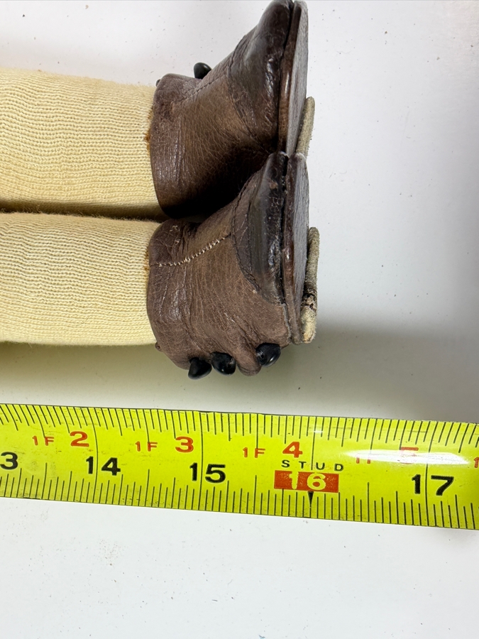 Antique German Hertel Schwab Mold 151 Bisque Socket Head Character Doll 15.5H [Photo 10]