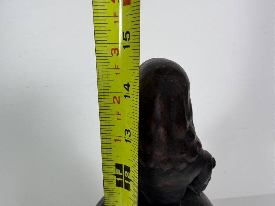 Vintage Mona Lisa Salvador Dali Anthropomorphic Homage Hand Painted Resin Figurine Jewelry Chest 14.5H [Photo 5]