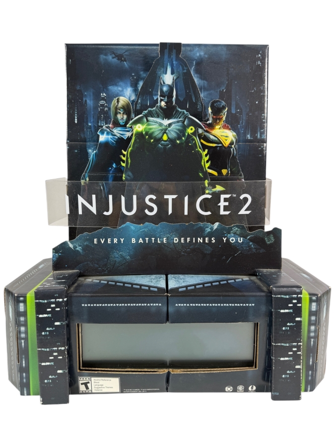 DC Injustice 2 Prerelease Digital LCD Countdown Clock Store Promotional Retail Counter Display Standee 15W X 8.5D X 17H Estimate $30 - $60