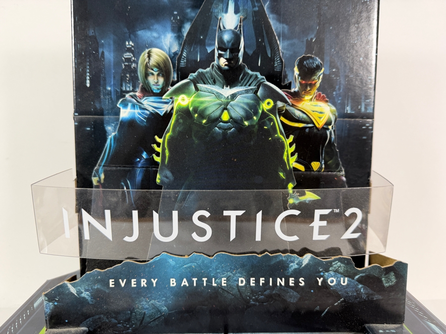 DC Injustice 2 Prerelease Digital LCD Countdown Clock Store Promotional Retail Counter Display Standee 15W X 8.5D X 17H Estimate $30 - $60 [Photo 2]