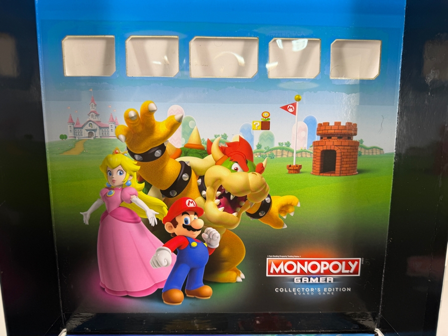 Monopoly Gamer Collector's Edition Super Mario Bros. Nintendo Hasbro Board Game Complete In Box With 8 Extra Power Pack Figure Expansion Tokens Estimate $65 - $125 [Photo 4]