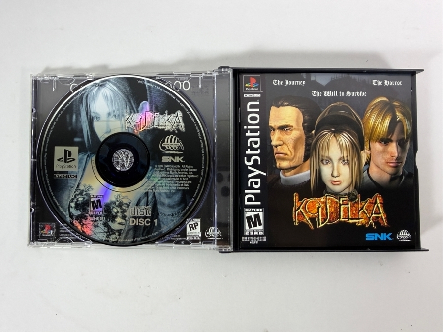 Koudelka Sony PlayStation 1 PS1 Original Black Label Complete In Box 4-Disc Set Cult Classic Gothic Horror RPG Vintage Video Game SLUS-01051 Estimate $350 - $480 [Photo 2]