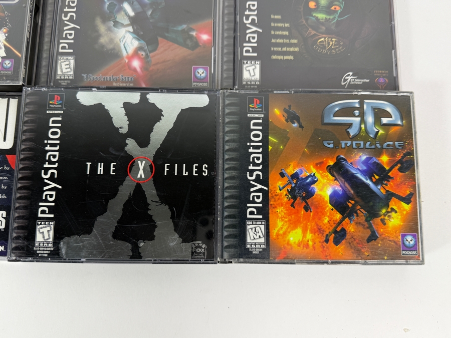 Lot of 12 Vintage Sony PlayStation 1 PS1 Action, Stealth, and Strategy Video Games in Retail Jewel Cases Estimate $110 - $175 [Photo 5]