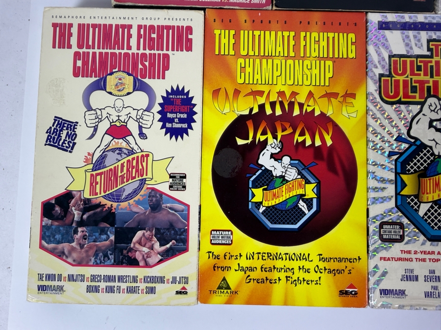 UFC Ultimate Fighting Championship Early Events VHS Tape Lot Of 13 Estimate $150 - $250 [Photo 5]