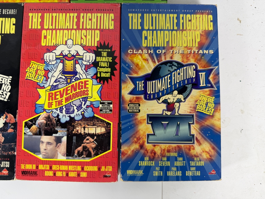 UFC Ultimate Fighting Championship Early Events VHS Tape Lot Of 13 Estimate $150 - $250 [Photo 8]