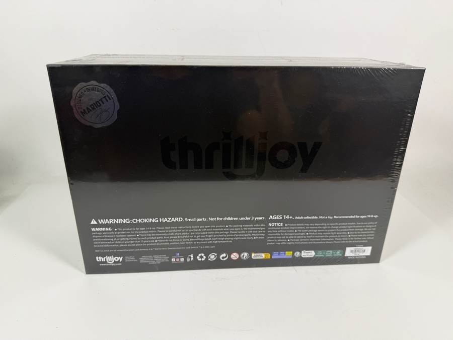 Thrilljoy Pix Beetlejuice 1988 Premium Collectible Figure Box Limited Edition 6000 Estimate $40 - $65 [Photo 7]