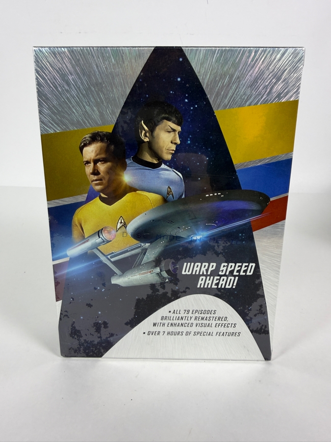 Star Trek The Original Series The Complete Series Remastered 25 Disc DVD Box Set Factory Sealed Estimate $35 - $50 [Photo 4]