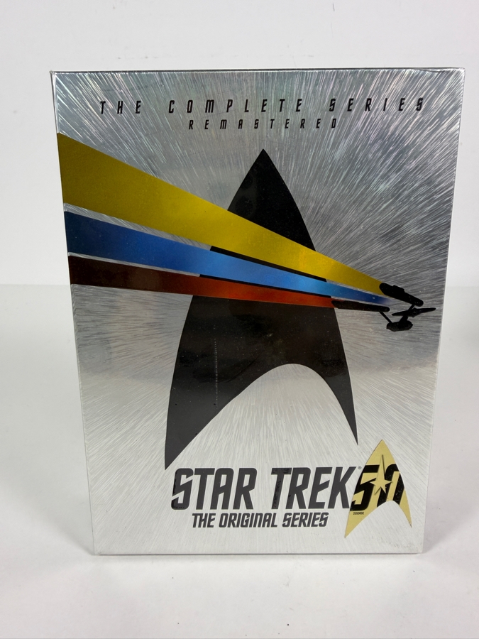 Star Trek The Original Series The Complete Series Remastered 25 Disc DVD Box Set Factory Sealed Estimate $35 - $50 [Photo 2]