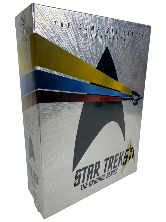 Star Trek The Original Series The Complete Series Remastered 25 Disc DVD Box Set Factory Sealed Estimate $35 - $50