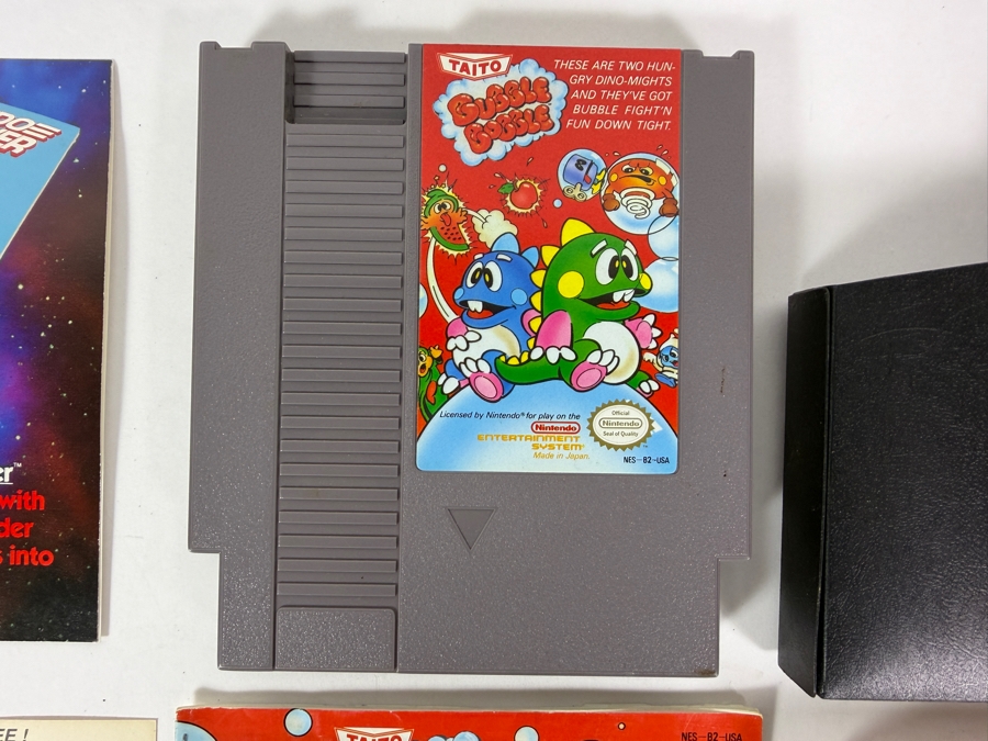Taito Bubble Bobble Nintendo NES Complete In Box CIB With Manual And Inserts Estimate $100 - $150 [Photo 2]