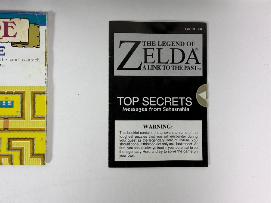 The Legend Of Zelda A Link To The Past Super Nintendo SNES Complete In Box CIB With Maps And Manual Estimate $180 - $260 [Photo 5]