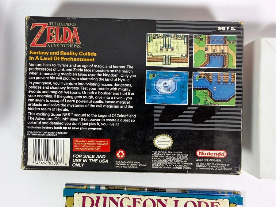 The Legend Of Zelda A Link To The Past Super Nintendo SNES Complete In Box CIB With Maps And Manual Estimate $180 - $260 [Photo 6]