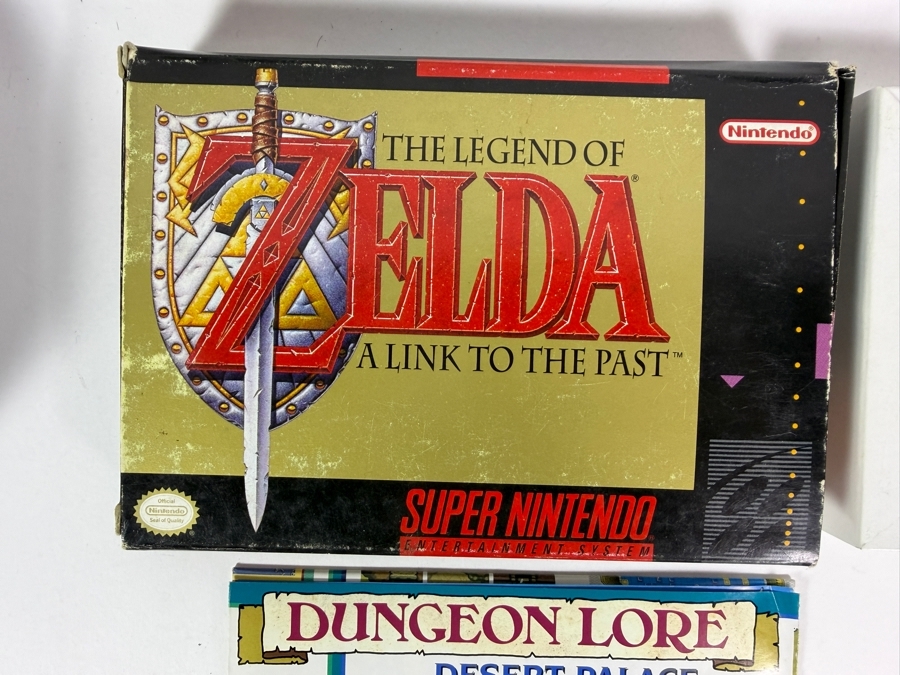 The Legend Of Zelda A Link To The Past Super Nintendo SNES Complete In Box CIB With Maps And Manual Estimate $180 - $260 [Photo 2]