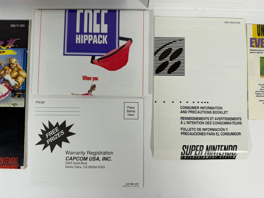 Street Fighter II Turbo Super Nintendo SNES Complete In Box CIB With Manual And Inserts Estimate $80 - $120 [Photo 6]