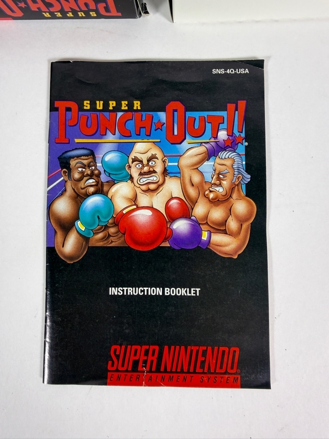 Super Punch-Out!! Super Nintendo SNES Complete In Box CIB With Manual Estimate $130 - $180 [Photo 5]