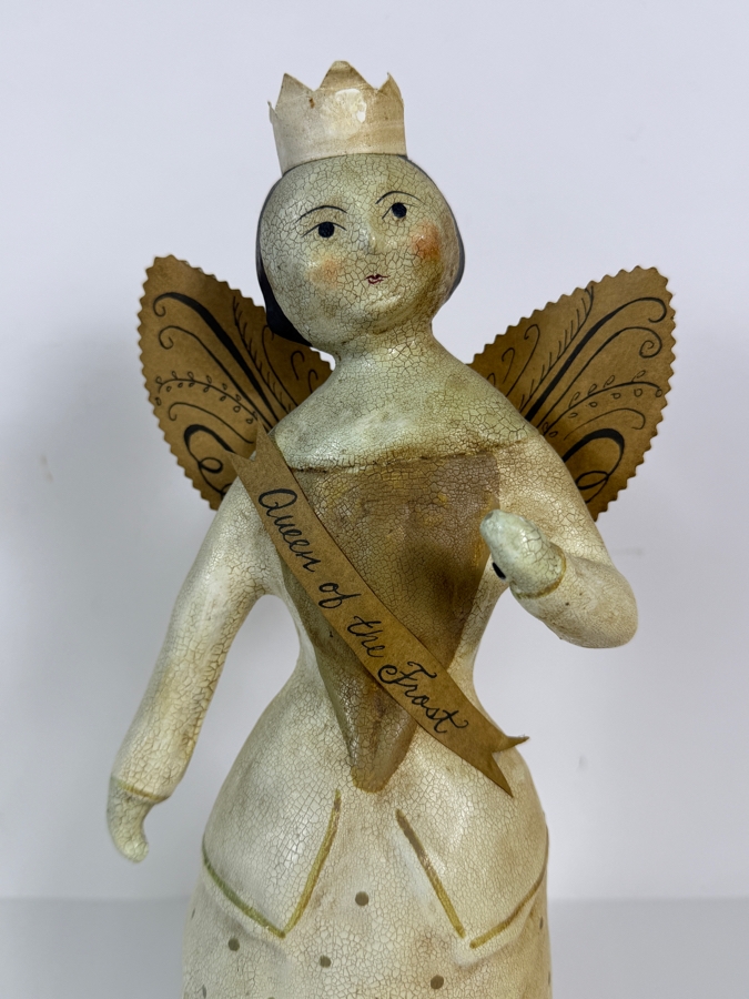 The Nicol Sayre Collection Queen Of The Frost Folk Art Figurine 14H [Photo 2]