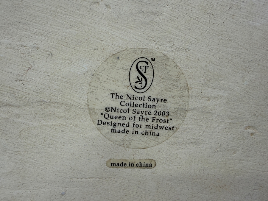 The Nicol Sayre Collection Queen Of The Frost Folk Art Figurine 14H [Photo 4]