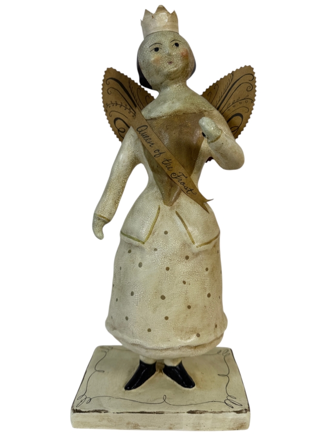 The Nicol Sayre Collection Queen Of The Frost Folk Art Figurine 14H