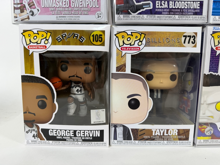 Lot Of 15 Assorted Funko Pop Vinyl Figures Including Marvel, DC, NBA, Millions, Dune, And Dumb And Dumber Exclusives, In Box. Estimate $185 - $270 [Photo 2]
