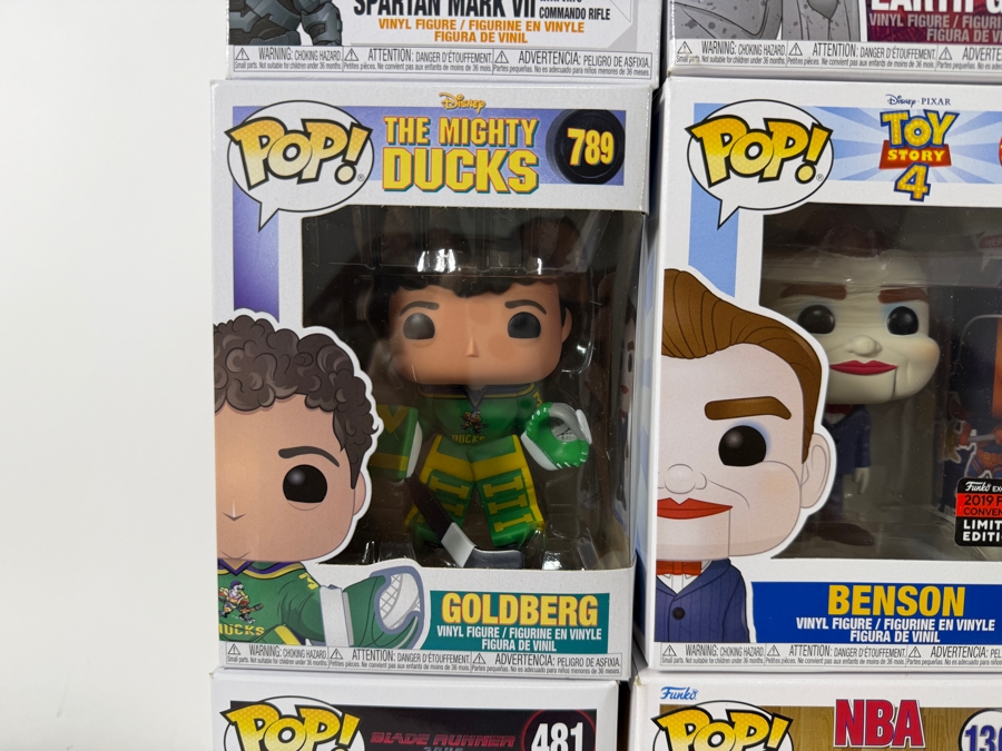Lot Of 15 Funko Pop! Vinyl Figures In Boxes Including Exclusives: Halo, Frozen II, Batgirl, Deathstroke, Benson NYCC, Wanda Maximoff, Magic Johnson, Scar, More Estimate $175 - $255 [Photo 7]