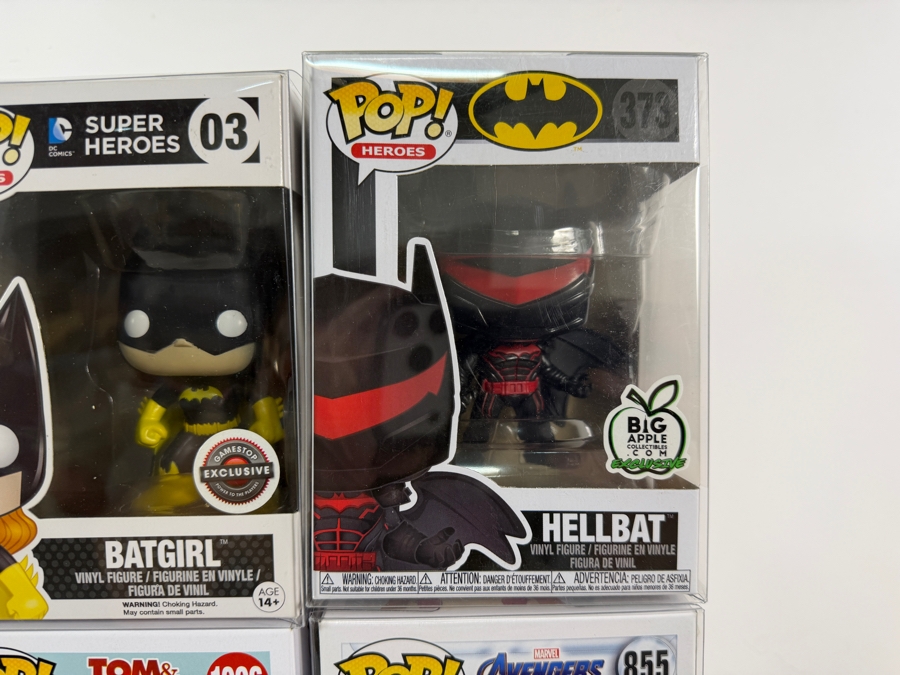 Lot Of 15 Funko Pop! Vinyl Figures In Boxes Including Exclusives: Halo, Frozen II, Batgirl, Deathstroke, Benson NYCC, Wanda Maximoff, Magic Johnson, Scar, More Estimate $175 - $255 [Photo 10]