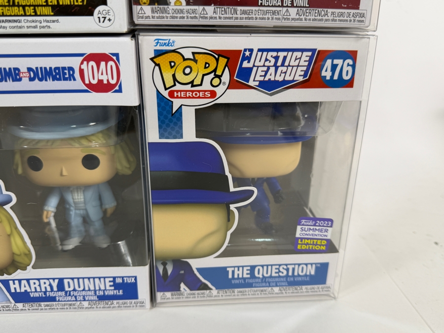 Lot Of 15 Assorted Funko Pop Vinyl Figures Including DC, The Simpsons, Dumb And Dumber, And The Strain Exclusives, In Box. Estimate $172 - $251 [Photo 4]