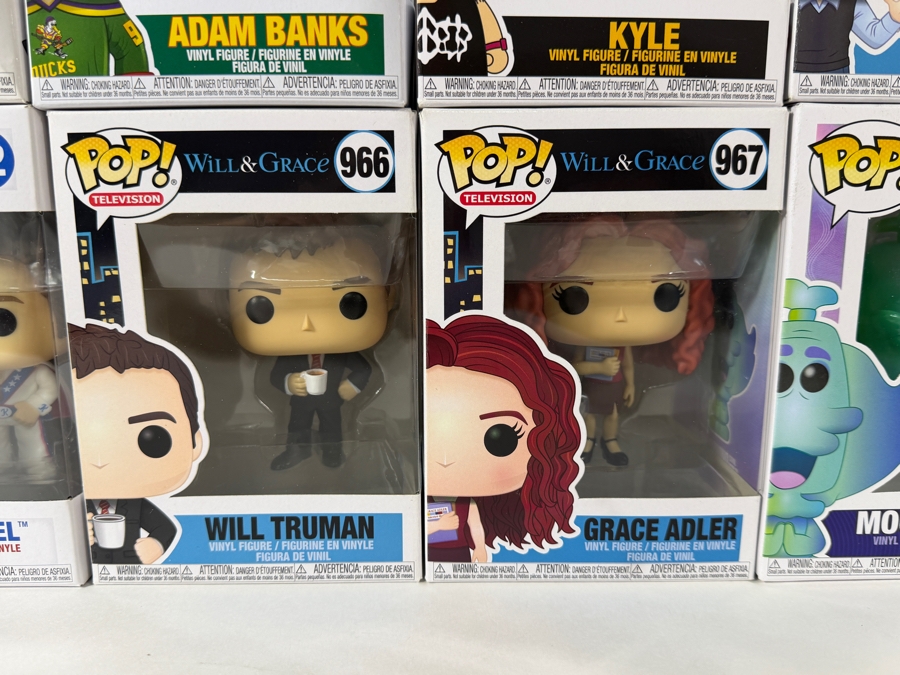 Lot Of 15 Assorted Funko Pop Vinyl Figures Including Fortnite, South Park, Will & Grace, And The Mighty Ducks Exclusives, In Box. Estimate $154 - $226 [Photo 3]