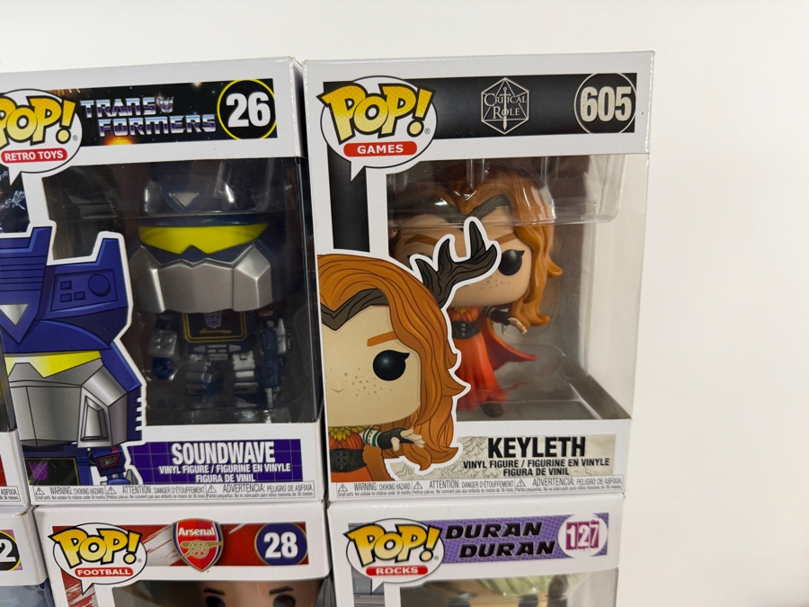 Lot Of 15 Assorted Funko Pop Vinyl Figures Including Transformers, Critical Role, Arsenal Football, Fortnite, And Marvel Exclusives, In Box. Estimate $170 - $245 [Photo 10]