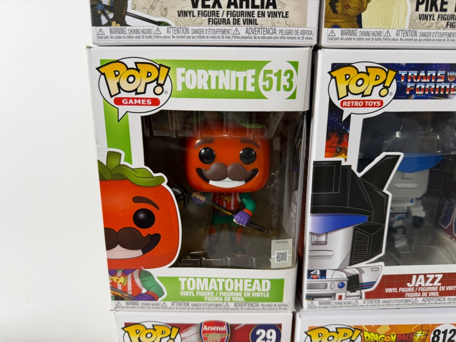 Lot Of 15 Assorted Funko Pop Vinyl Figures Including Transformers, Critical Role, Arsenal Football, Fortnite, And Marvel Exclusives, In Box. Estimate $170 - $245 [Photo 7]