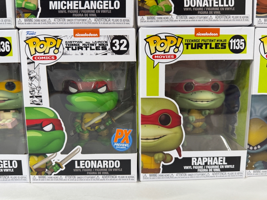 Lot Of 15 Assorted Funko Pop Vinyl Figures Including Teenage Mutant Ninja Turtles, Megatron, Halo, Rick And Morty, And Jingle All The Way, In Box. Estimate $185 - $265 [Photo 3]