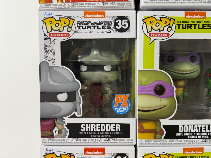 Lot Of 15 Assorted Funko Pop Vinyl Figures Including Teenage Mutant Ninja Turtles, Megatron, Halo, Rick And Morty, And Jingle All The Way, In Box. Estimate $185 - $265 [Photo 7]