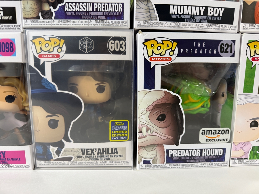 Lot Of 15 Assorted Funko Pop Vinyl Figures Including MAD, Lucha Libre, The Predator, Dune, And Dirty Dancing Exclusives, In Box. Estimate $180 - $260 [Photo 3]