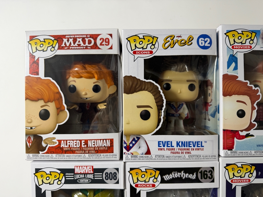 Lot Of 15 Assorted Funko Pop Vinyl Figures Including MAD, Lucha Libre, The Predator, Dune, And Dirty Dancing Exclusives, In Box. Estimate $180 - $260 [Photo 8]