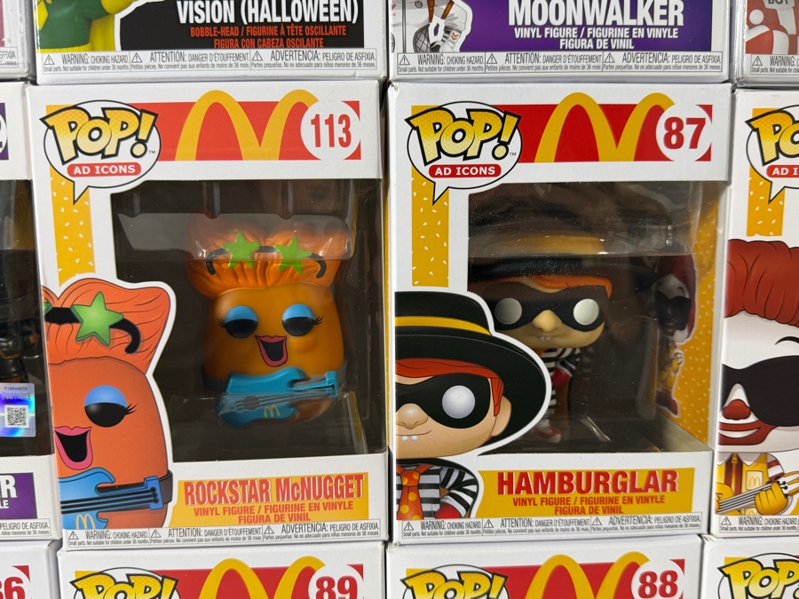 Lot Of 15 Assorted Funko Pop Vinyl Figures Including McDonald's Ad Icons, Fortnite, Marvel, And Bob's Big Boy, In Box. Estimate $190 - $275 [Photo 6]