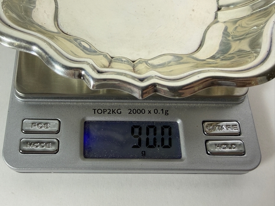 Vintage Lunt Sterling Silver Fluted Serving Bowl, Pattern 210 90.0g Silver Melt Value $147 [Photo 8]