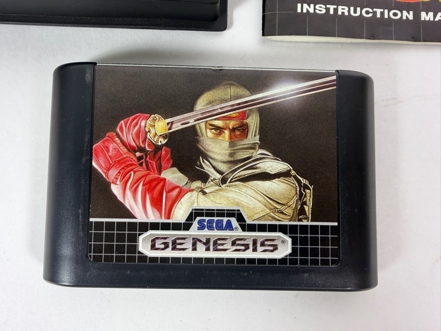 The Revenge Of Shinobi Complete In Box CIB Video Game For Sega Genesis 16-Bit Console With Original Box Case Manual Cartridge. Estimate $35 - $60 [Photo 3]