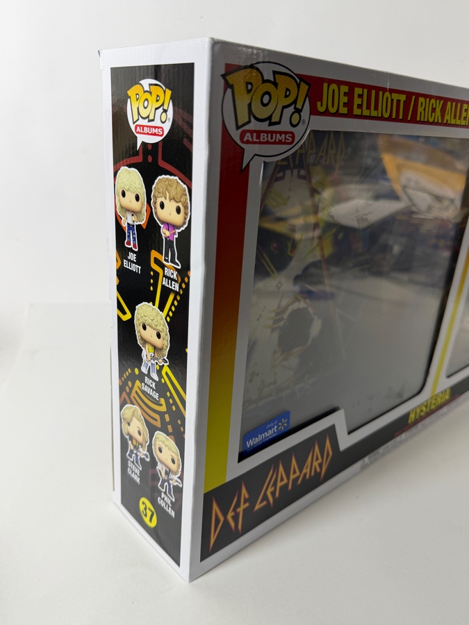 Funko Pop! Album Deluxe #37 Def Leppard Hysteria 5-Pack Vinyl Figures Featuring Full Band Lineup, Walmart Exclusive In Case. Estimate $55 - $95 [Photo 5]