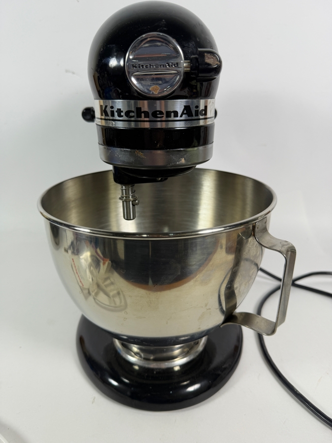 KitchenAid Ultra Power Stand Mixer Black Onyx Tilt Head Model With Stainless Steel Mixing Bowl [Photo 6]