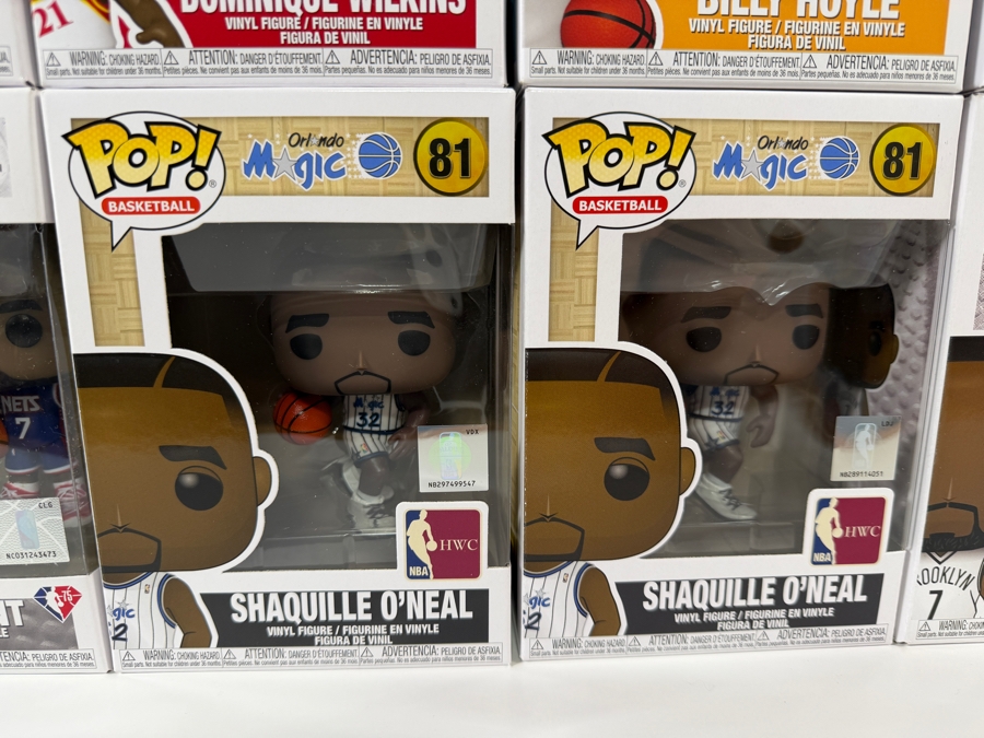 Lot Of 15 Assorted Funko Pop Vinyl Figures Including NBA Basketball, White Men Can't Jump, And NHL Hockey Exclusives, In Box. Estimate $215 - $310 [Photo 3]