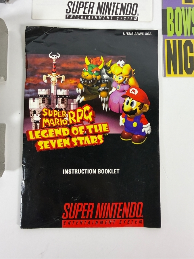Super Mario RPG: Legend of the Seven Stars Super Nintendo SNES Complete In Box CIB With Manual And Inserts Estimate $230 - $330 [Photo 4]