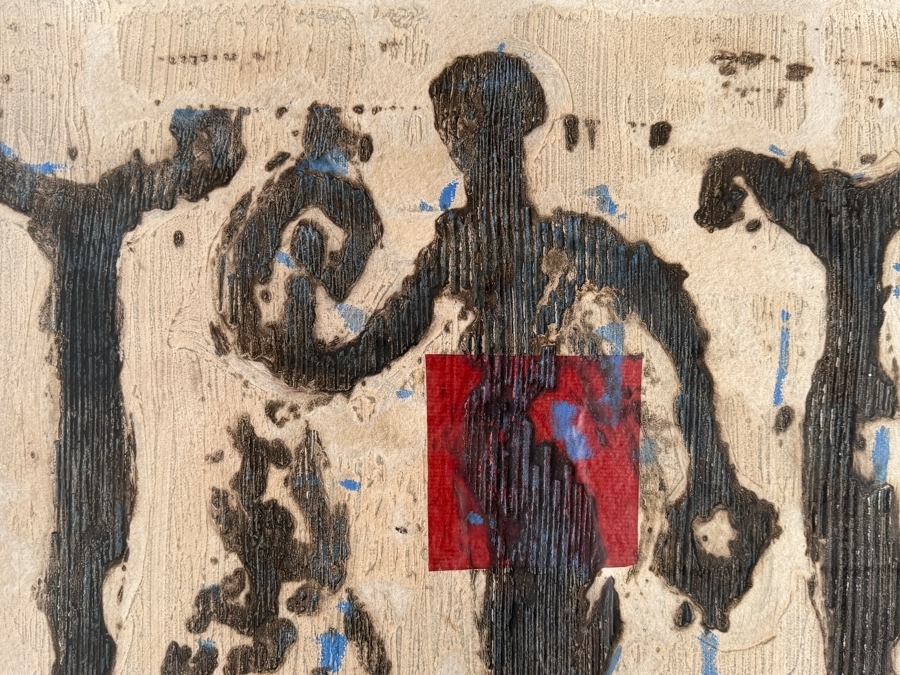 Pierre-Marie Brisson (b. 1955, French) Chevalerie Carborundum Etching Signed Artist Proof 3/15 30' X 23' Framed  40' X 33' Estimate $600 - $1,200 [Photo 4]