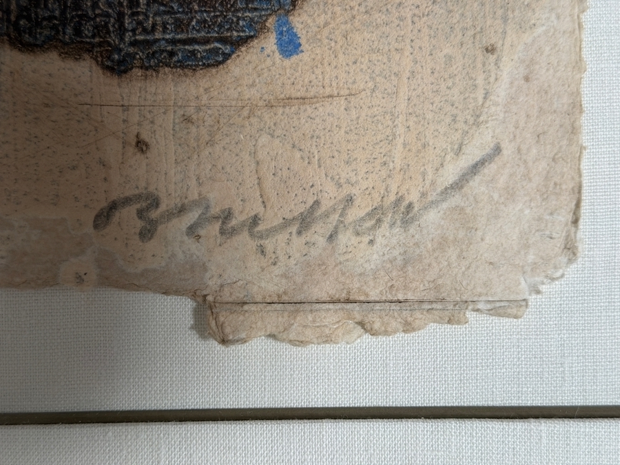 Pierre-Marie Brisson (b. 1955, French) Chevalerie Carborundum Etching Signed Artist Proof 3/15 30' X 23' Framed  40' X 33' Estimate $600 - $1,200 [Photo 5]