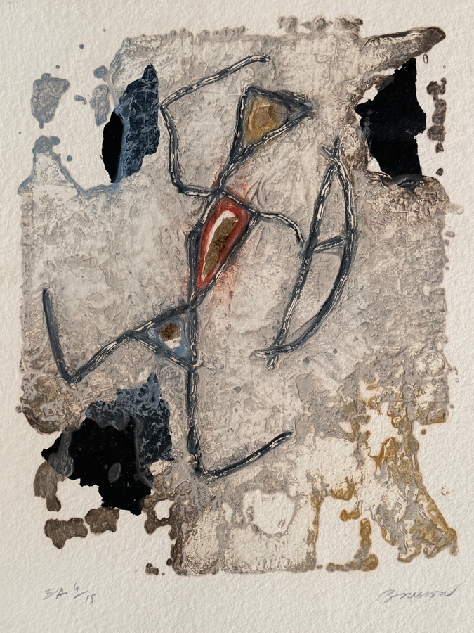 Pierre-Marie Brisson (b. 1955, French) Chasse Prehistorique Carborundum Etching Signed Artist Proof 6/15 18' X 22' Framed 27.5' X 32.5' Estimate $500 - $1,000 [Photo 4]