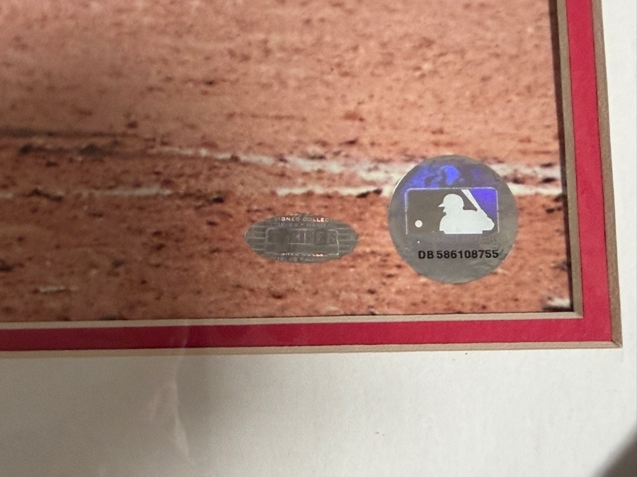 Carl Yastrzemski Signed Boston Red Sox 1967 World Series Swing 16x20 Photo Framed Inscribed TC 67 Steiner COA Estimate $150 - $250 [Photo 5]